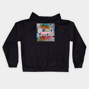 Portuguese folk art Kids Hoodie